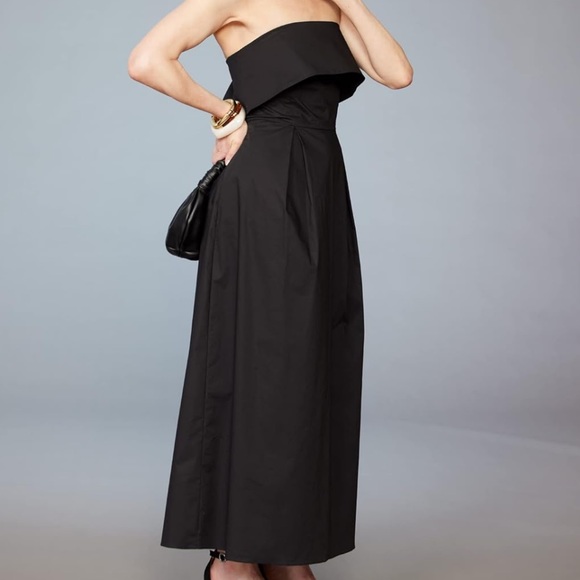 the drop Dresses & Skirts - The Drop Women's Black Stretch Poplin Sleeveless Midi Dress by @carla.rockmore